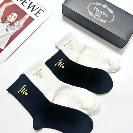 PRADA 26S ANKLE SOCKS 421101 (1 BOX)