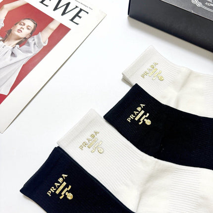 PRADA 26S ANKLE SOCKS 421101 (1 BOX)