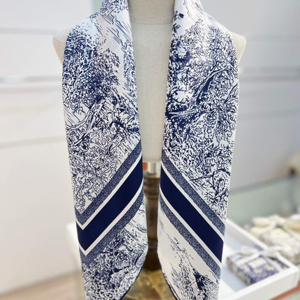 DIOR 26S SCARF 90CM IN SILK 198370