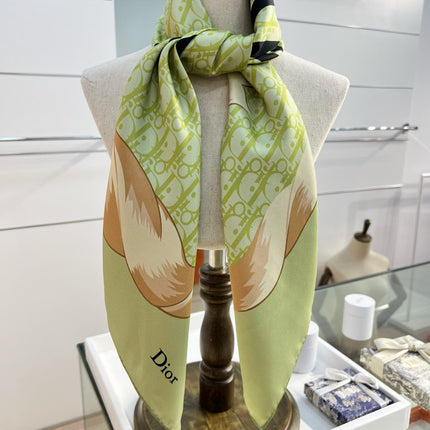 DIOR 26S SCARF 90CM IN SILK 163867