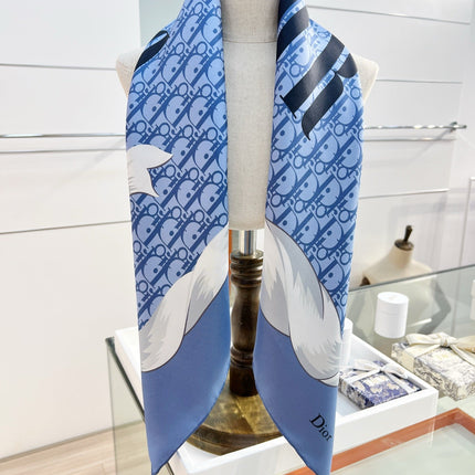 DIOR 26S SCARF 90CM IN SILK 163869