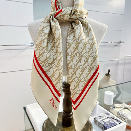 DIOR 26S SCARF 90CM IN SILK 163866
