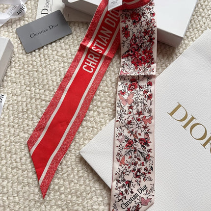 DIOR 26S SCARF 100CM IN SILK 295416