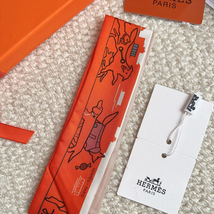 HERMES 26S SCARF 86 IN SILK 309599