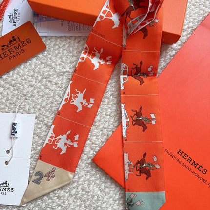 HERMES 26S SCARF 86 IN SILK 309602