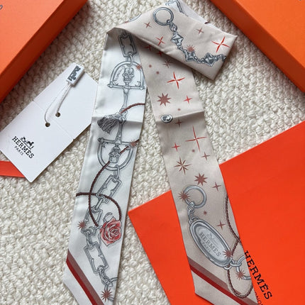 HERMES 26S SCARF 86 IN SILK 309618