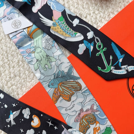 HERMES 26S SCARF 86 IN SILK 309630