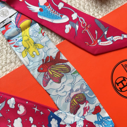 HERMES 26S SCARF 86 IN SILK 309634