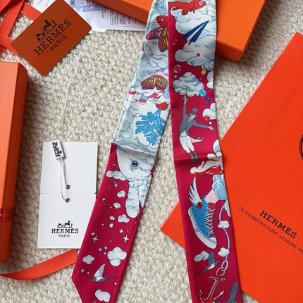HERMES 26S SCARF 86 IN SILK 309634