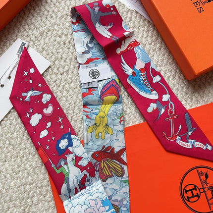 HERMES 26S SCARF 86 IN SILK 309634