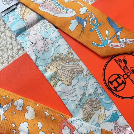 HERMES 26S SCARF 86 IN SILK 309635
