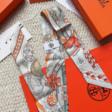 HERMES 26S SCARF 86 IN SILK 309641