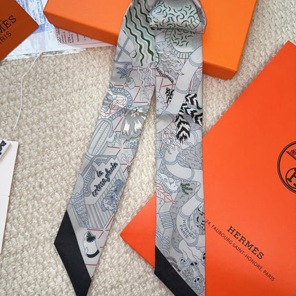 HERMES 26S SCARF 86 IN SILK 309649