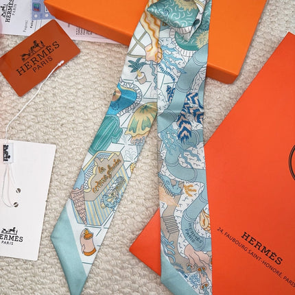 HERMES 26S SCARF 86 IN SILK 309651