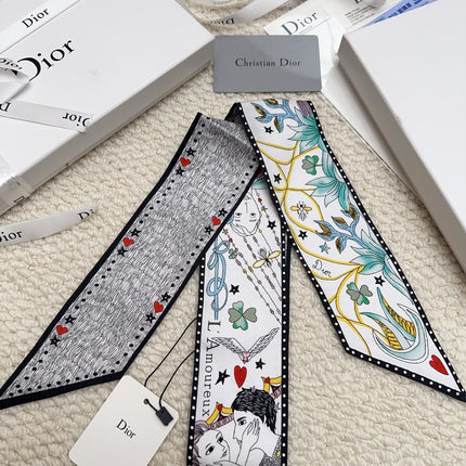 DIOR 26S SCARF 86CM IN SILK 311736