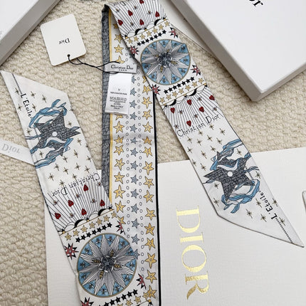 DIOR 26S SCARF 86CM IN SILK 311738