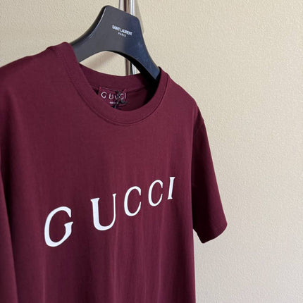 Gucci T-shirt Red Cotton
