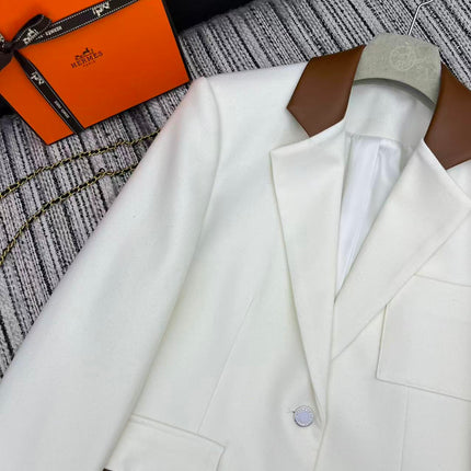 HERMES 25S LAPEL BLAZER 390