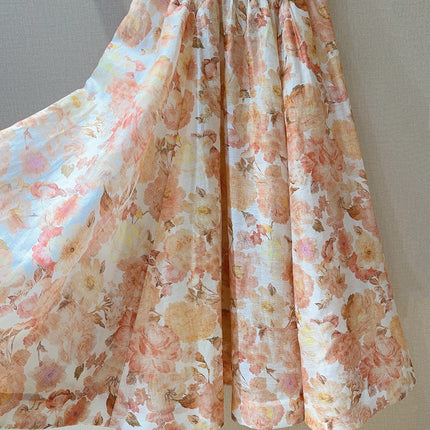 ZIMMERMANN 26S PATTERNED SPAGHETTI STRAP DRESS STYLE 75