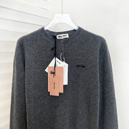 MIUMIU 26S HENLEY SWEATER 930