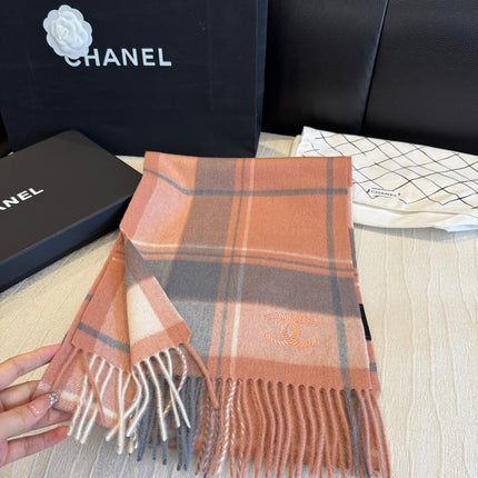 CHANEL 26S SCARF 180 IN CASHMERE 510950