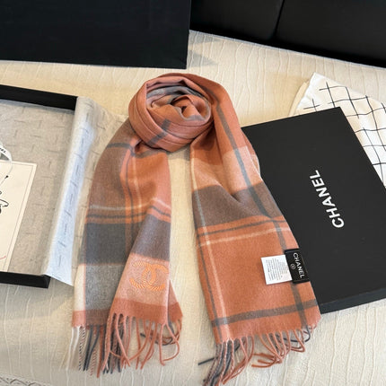CHANEL 26S SCARF 180 IN CASHMERE 510950