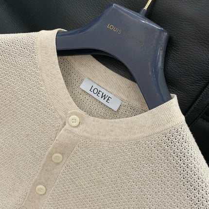 LOEWE 26S KNIT CREWNECK T-SHIRT 405