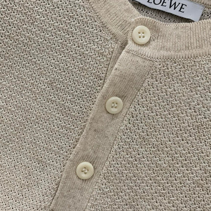 LOEWE 26S KNIT CREWNECK T-SHIRT 405