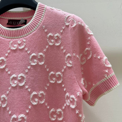 GUCCI 26S SHORT-SLEEVE KNIT SWEATER 510