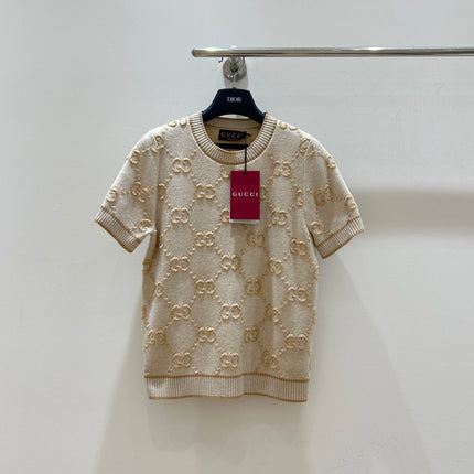 GUCCI 26S SHORT-SLEEVE KNIT SWEATER 509