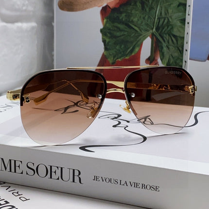 BURBERRY 26S AVIATOR FRAME IN METAL 424566
