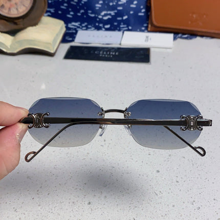 CELINE 26S POLYGONAL FRAME IN METAL 493097