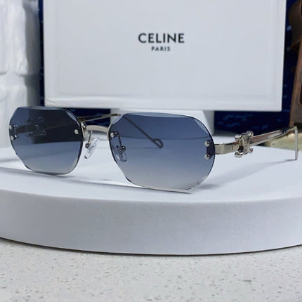CELINE 26S POLYGONAL FRAME IN METAL 493097