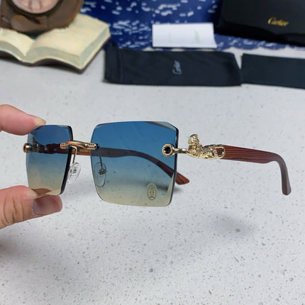 CARTIER 26S RIMLESS SQUARE FRAME IN METAL 439559