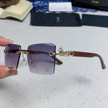 CARTIER 26S RIMLESS SQUARE FRAME IN METAL 439561