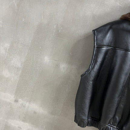 YSL 25S LEATHER VEST STYLE 144