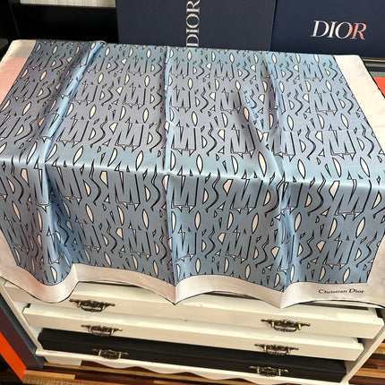 DIOR 26S SCARF 90CM IN SILK 307333