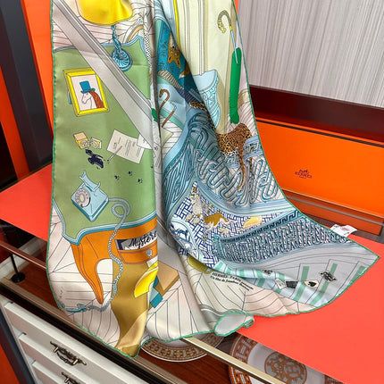 HERMES 26S SCARF 90 IN SILK 303325