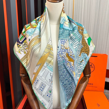 HERMES 26S SCARF 90 IN SILK 303325