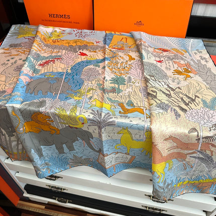HERMES 26S SCARF 90 IN SILK 304199