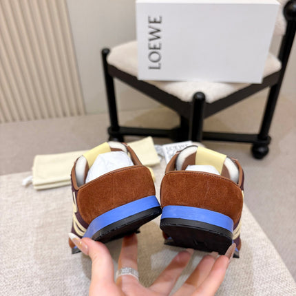 LOEWE 26S MULE SNEAKERS IN MULTICOLOR SUEDE AND NYLON STYLE 01