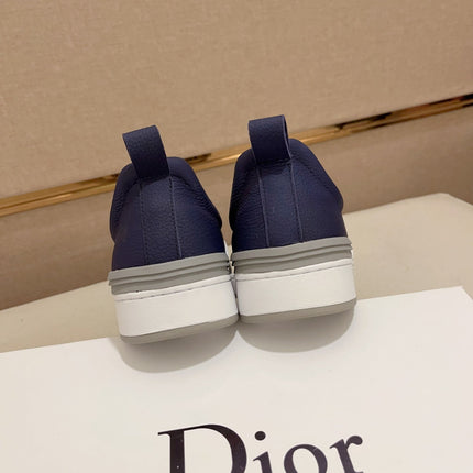 CD SOLAR SLIP-ON NAVY AND BEIGE JACQUARD
