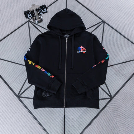 CHROME HEARTS 26S ZIP-UP HOODED SWEATSHIRT 093