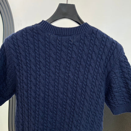 DIOR 26S SHORT-SLEEVED SWEATER 1273