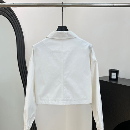 PRADA 26S CROPPED ZIP-UP JACKET 1070