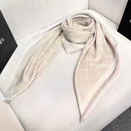 CHANEL 26S SCARF 140 IN CASHMERE AND SILK 304551