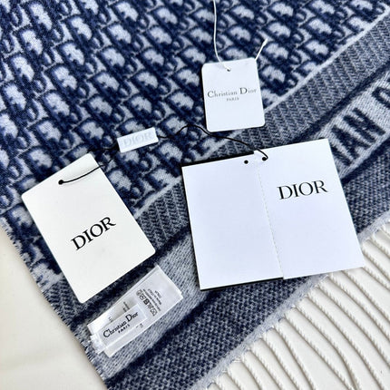 DIOR 26S SCARF 180CM IN CASHMERE 286180