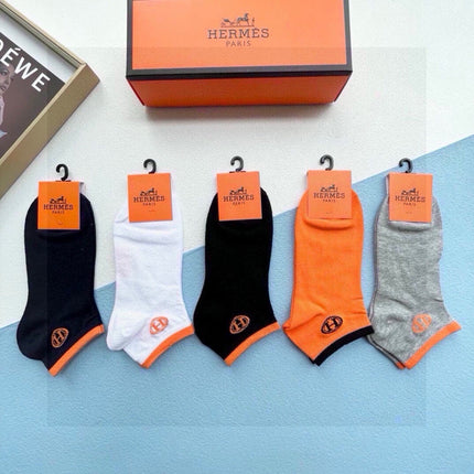 HERMES 26S ANKLE SOCKS 529104 (1 BOX)