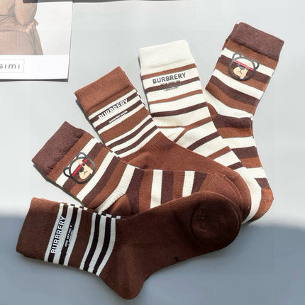 BURBERRY 26S CREW SOCKS 155642 (1 BOX)