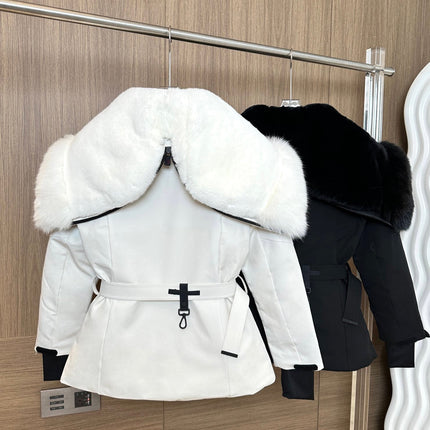 MONCLER 25S FUR-TRIMMED DOWN JACKET 428